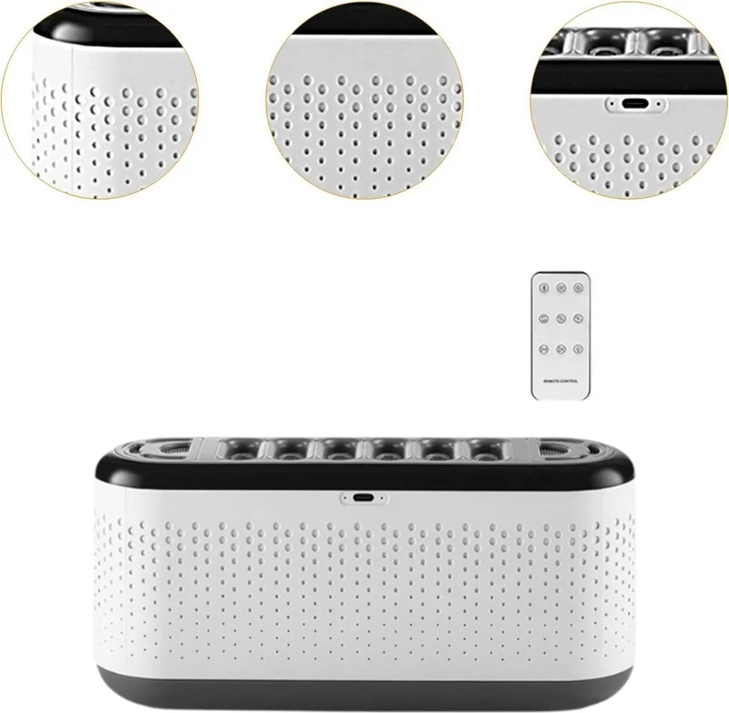 Blackbird Game Center Remote Controlled 600ML Capacity RGB Light Bluetooth Speaker Mode Air Humidifier Bhu-12