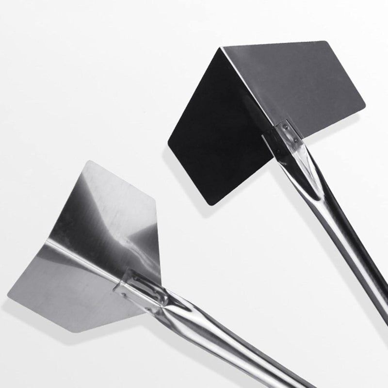 klarako 4 Pieces Premium Stainless Steel Drywall Internal External Corner Tools 90 Degree Mudding Applying Knives Trowel Scraper Plaster Hand Tools - Image 4