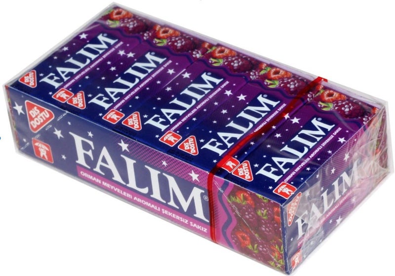 Falim Plain Gum - Forest Fruits Flavored - 100 Pieces - Image 1
