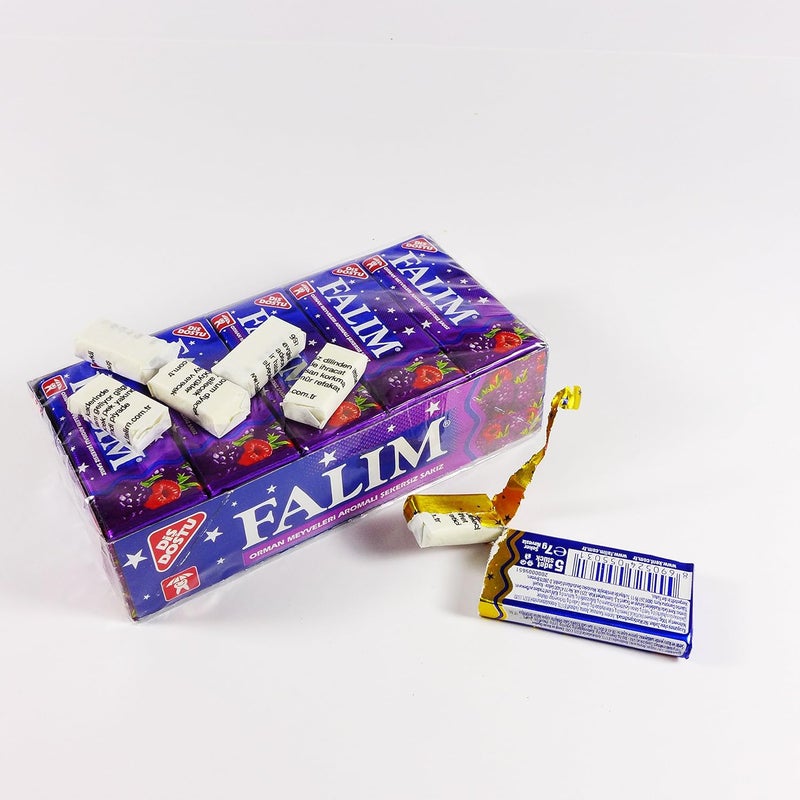 Falim Plain Gum - Forest Fruits Flavored - 100 Pieces - Image 3