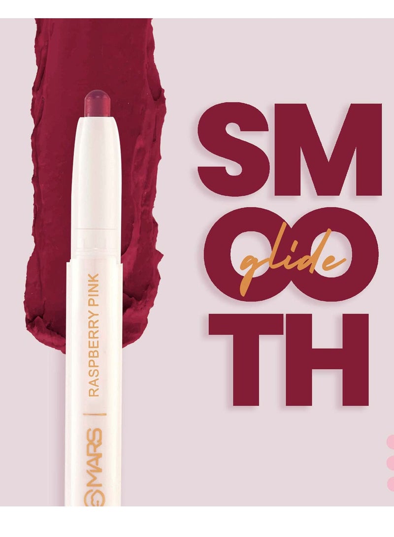 MARS Retractable Poppins Long Lasting Lip Crayon 1.3 gm 18 PINK VALENTINE - Image 2