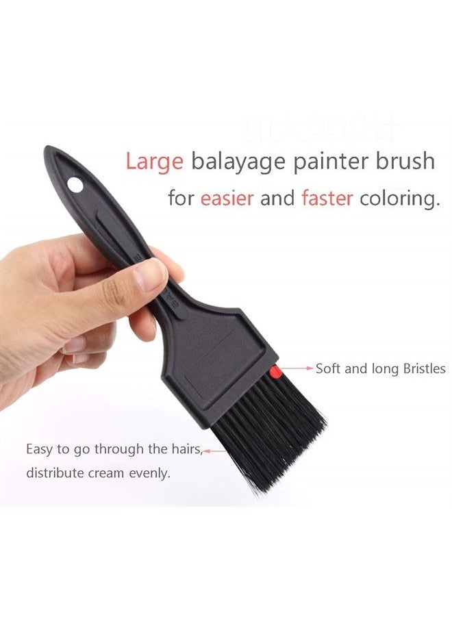 Perfehair Hair Dye Brush Set -4 Pack, Hair Color Applicator Balayage Highlight Tint Brushes Comb Kit-Different Size 