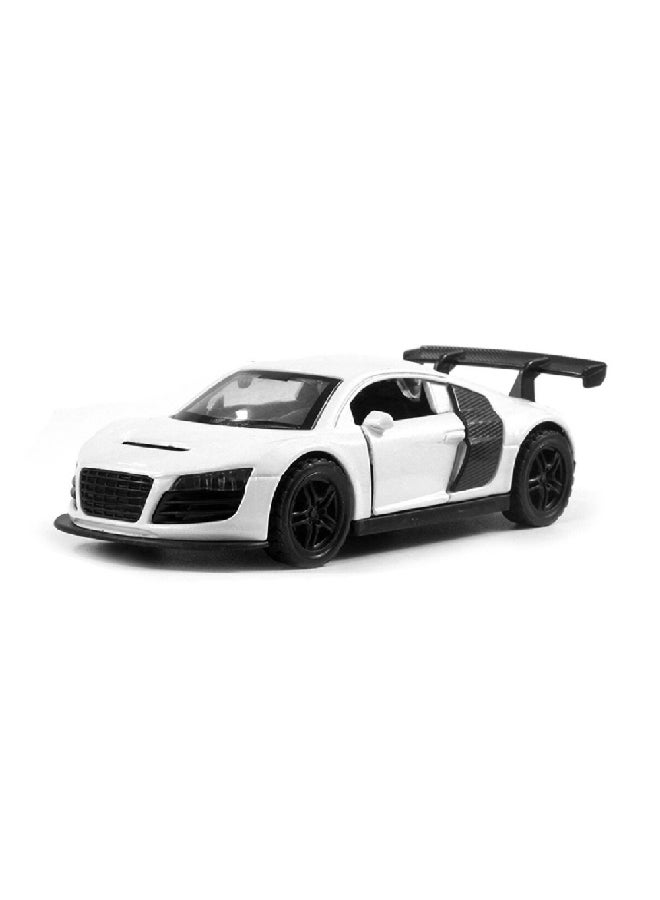 HST High-Quality Alloy Audi Car Toy White and Black 7.5 x 7.5 x 16.5 cm 37888-H5