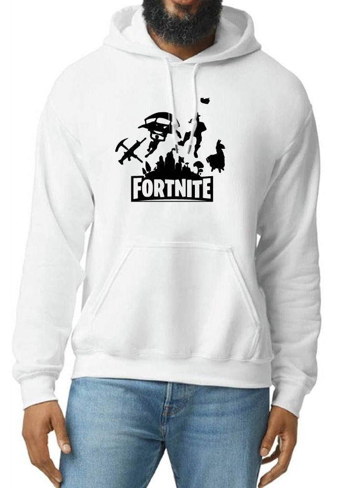 Men's Online Gaming Hoodie - Soft Cotton Pullover with Gaming-Themed Design - Long Sleeve with Drawstring and Kangaroo Pockets - Perfect for Travel, Gamers - Image 1