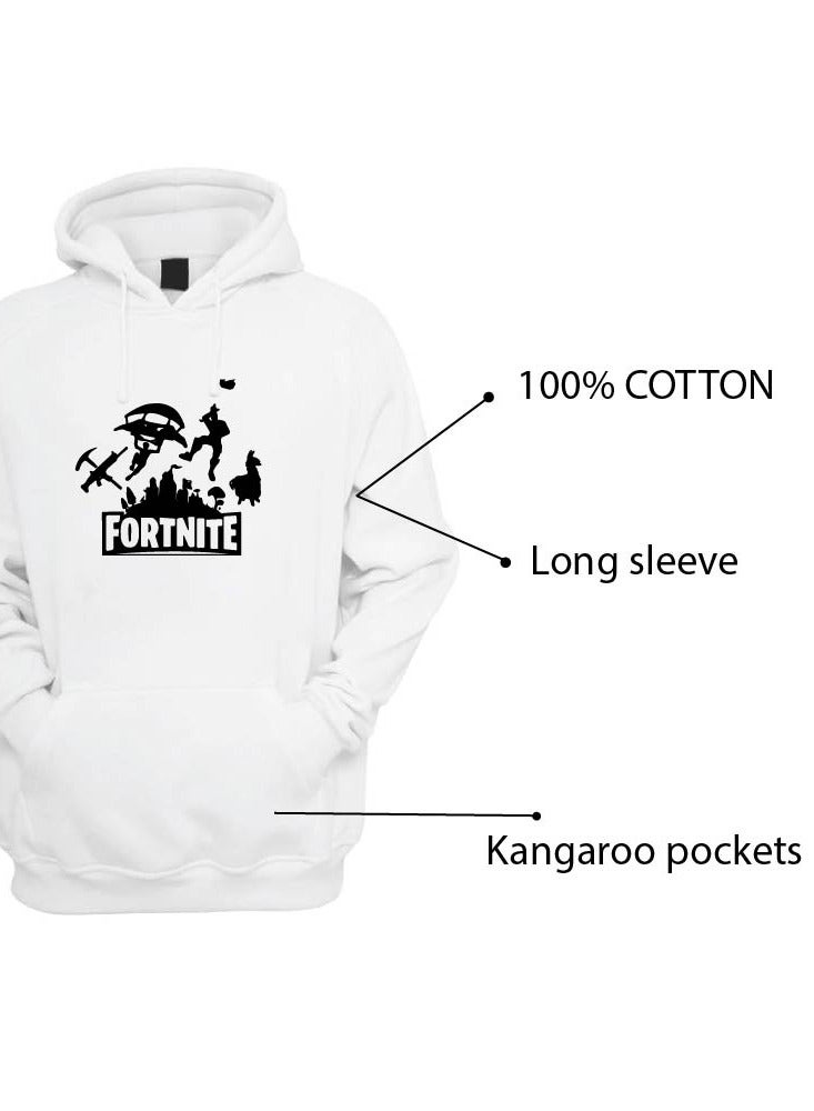 Men's Online Gaming Hoodie - Soft Cotton Pullover with Gaming-Themed Design - Long Sleeve with Drawstring and Kangaroo Pockets - Perfect for Travel, Gamers - Image 5
