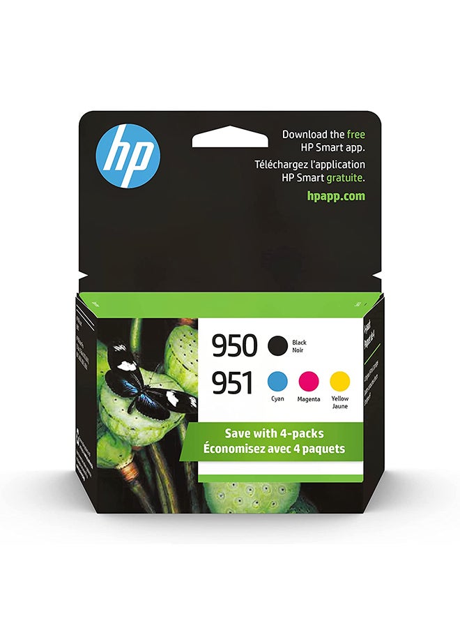 HP 4-Pack Toner Ink Cartridge Set 950XL/951XL Multicolour - Image 1