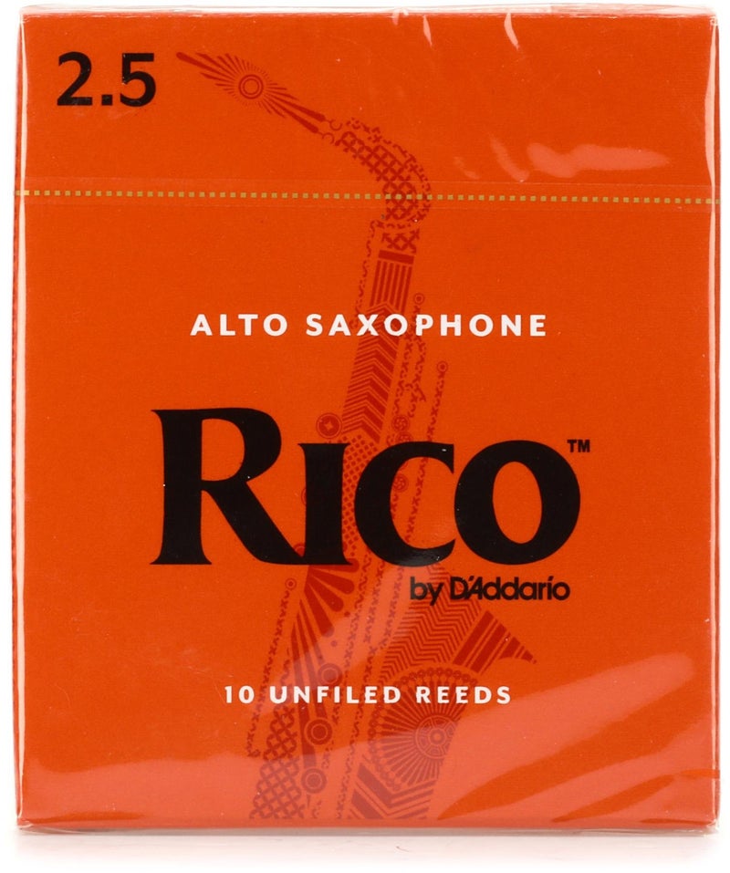 ريكو من د'أداريوا RJA1025 قصب الساكسفون الألتو - القوة 2.5 - 10 قطع