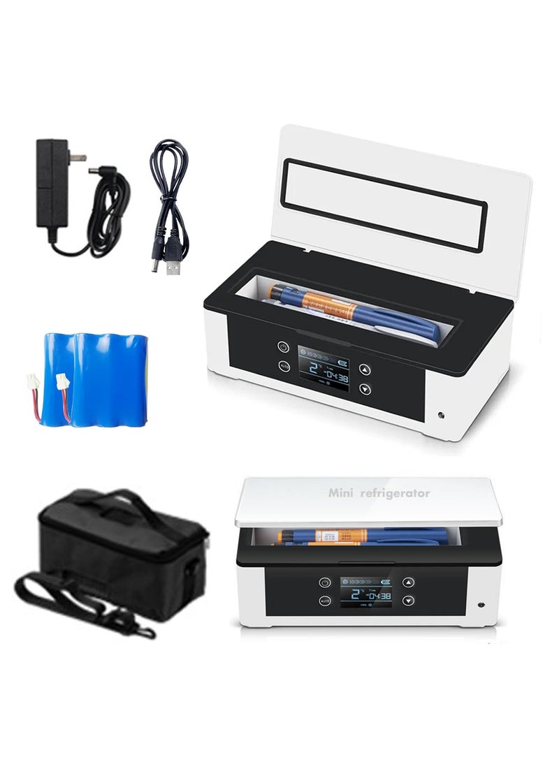 SYOSI Insulin Cooler Case Portable Insulin Refrigerator Touch Screen Adjustable Temperature Ideal for Car Travel Home Diabetic Use - Image 1