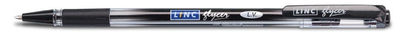 Linc Glycer Smooth Ball Point Pen, Soft Grip, 1.00mm Tip, 36-Count, Black - Image 2