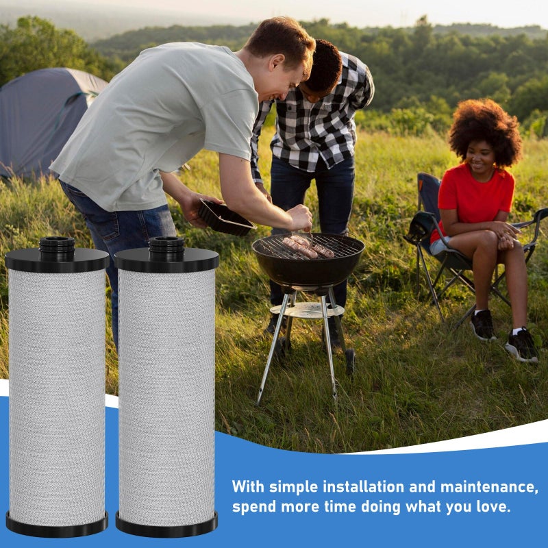 Vickmons KW1 RV Water Filter â€“ High-Capacity Replacement Compatible with WaterPur KW1a nd Neo-Pure NP-KW1 for Built-In RV Water Filtration Systems, 2-Pack - Image 5