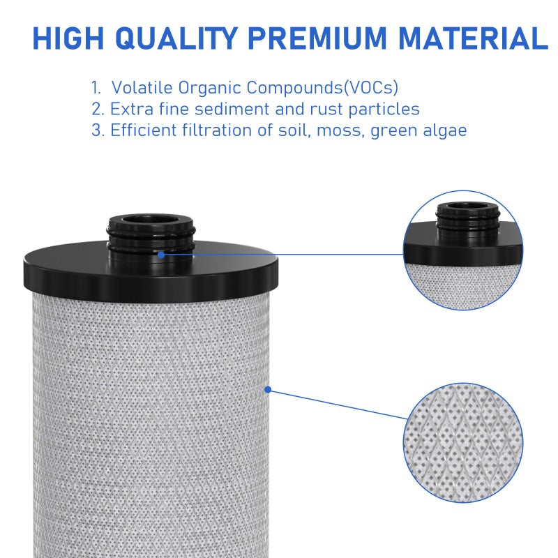 Vickmons KW1 RV Water Filter â€“ High-Capacity Replacement Compatible with WaterPur KW1a nd Neo-Pure NP-KW1 for Built-In RV Water Filtration Systems, 2-Pack - Image 3