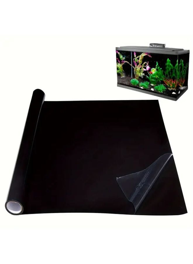 1 PC Aquarium Background Static Electricity Sticker Fish Tank Film 30 Times 78 74inch - Image 2