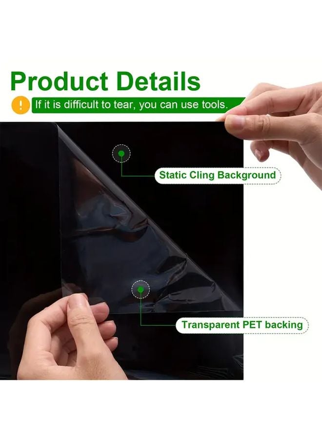 1 PC Aquarium Background Static Electricity Sticker Fish Tank Film 30 Times 78 74inch - Image 5