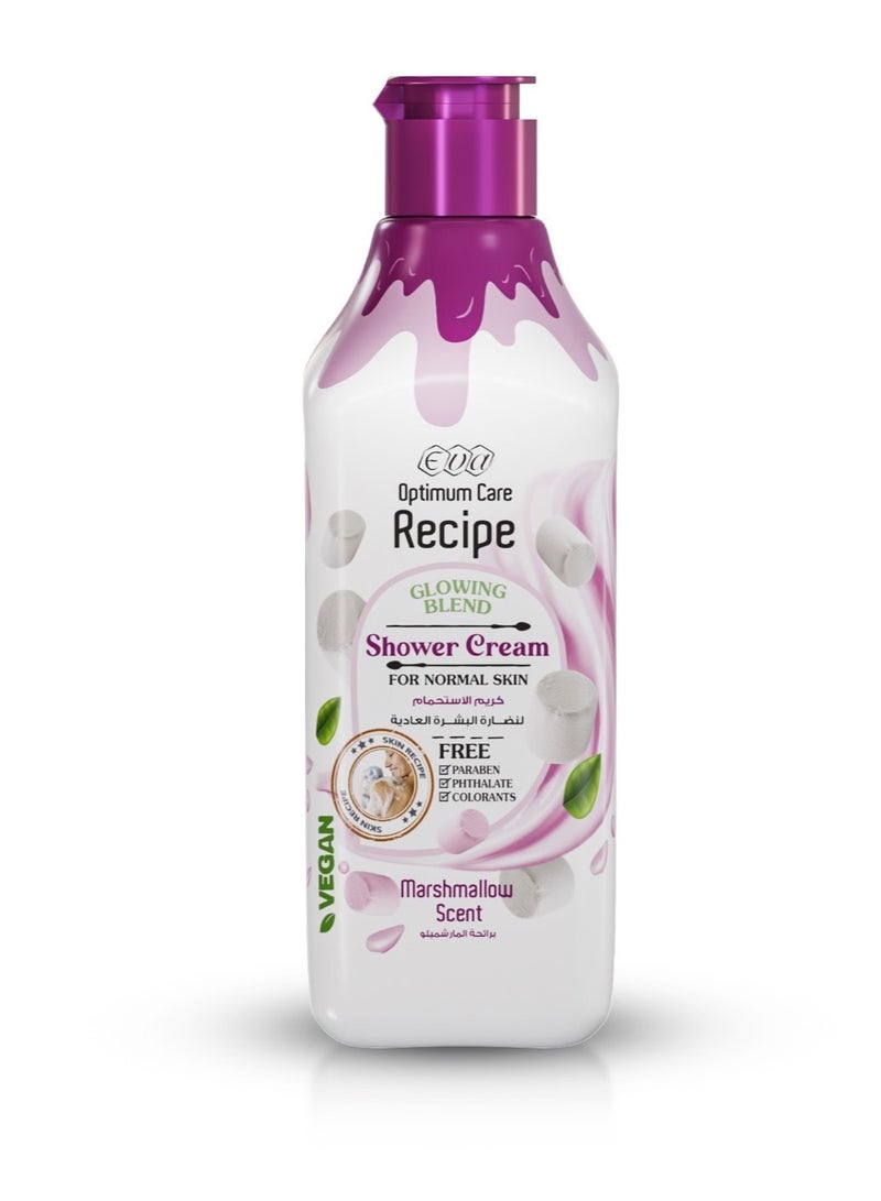 Eva Eva Optimum Care Shower Cream For Normal Skin Marshmallow Scent