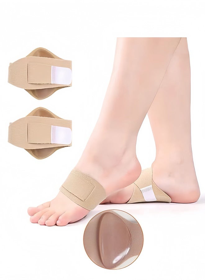 Adjustable Soft Silicone Arch Support Strap -Orthotic Flat Feet Support Insoles- Non-Shedding Plantar Fasciitis Relief - Image 1