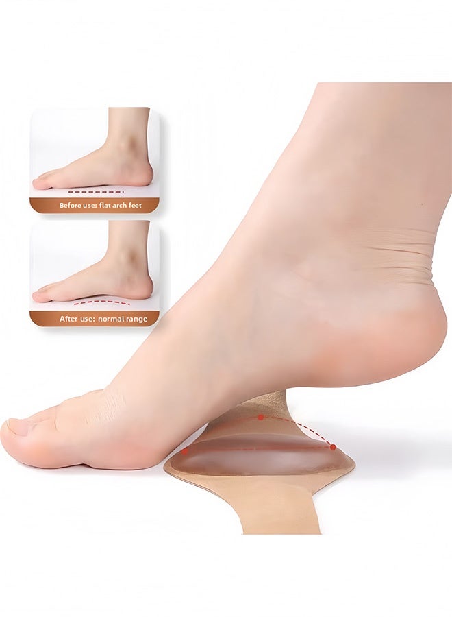 Adjustable Soft Silicone Arch Support Strap -Orthotic Flat Feet Support Insoles- Non-Shedding Plantar Fasciitis Relief - Image 3