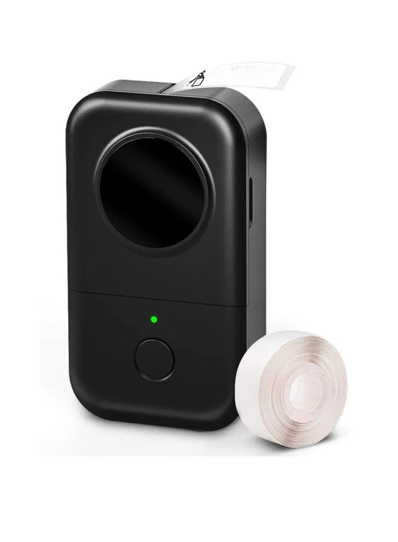 phomemo Label Maker Machine, Portable Bluetooth Label Printer, Lightweight Sticker Printer Machine, Compact And Durable Labeler For School Office Home Organization, (1pc, Black) - Image 1