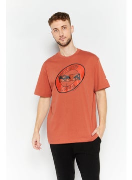 Puma x Perks And Mini Men Sportswear Fit Short Sleeves Outdoor T-Shirt, Brown  - Image 1