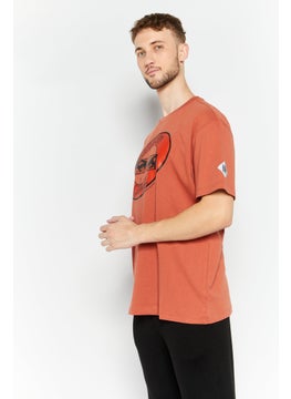 Puma x Perks And Mini Men Sportswear Fit Short Sleeves Outdoor T-Shirt, Brown  - Image 3