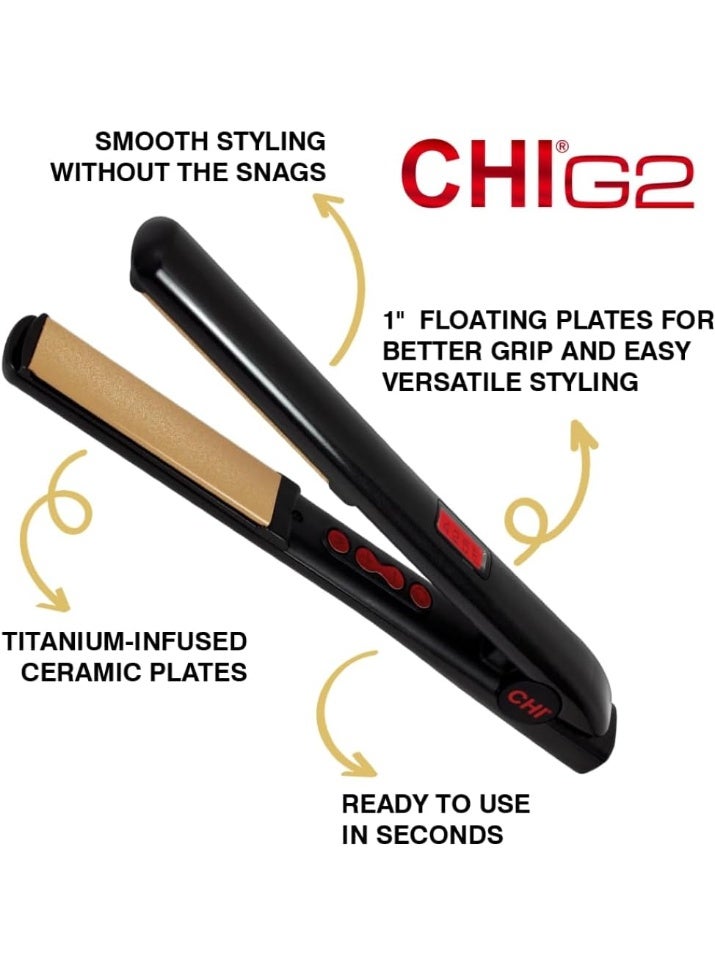 CHI G2 Digital Flat Iron, Straightening Hairstyling Iron - Image 1