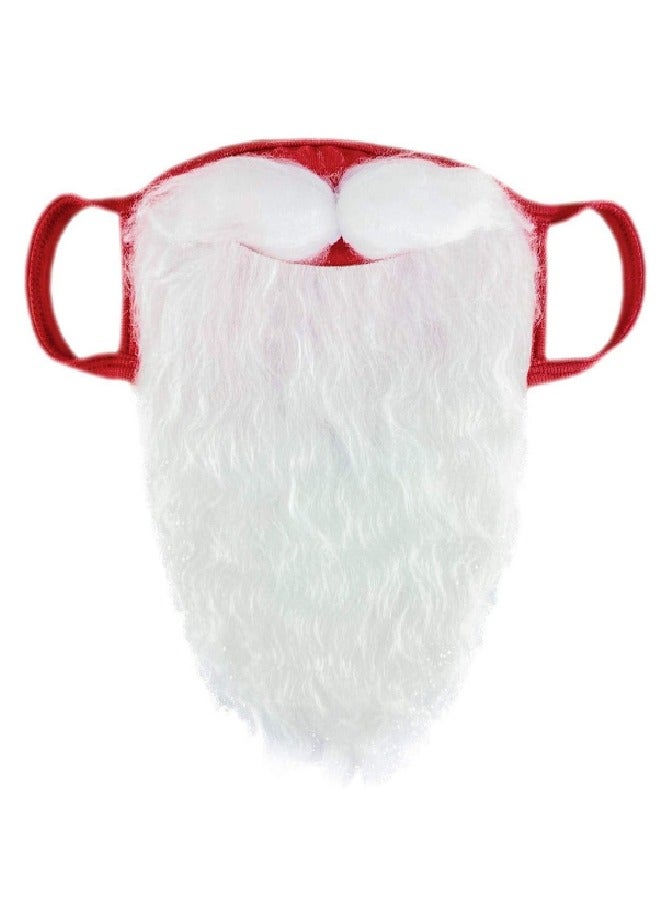 قناع بابا نويل الأبيض -ديكور عيد الميلاد كوزبلاي، مقاس واحد يناسب الجميع - Image 1