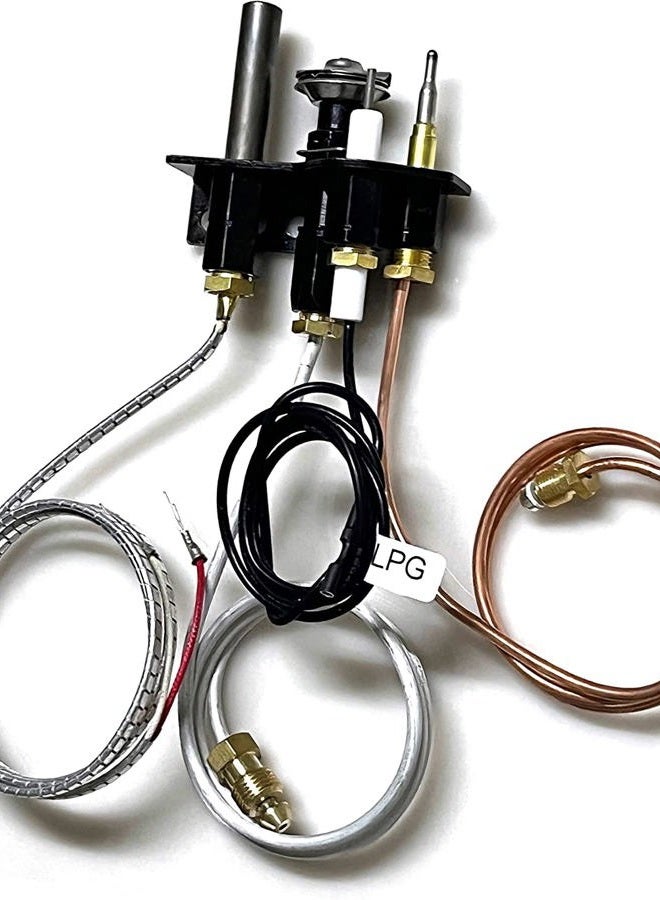 EVIMOTAL 108084-03 Pilot Assembly LPG Fits IHP Lennox Direct Vent Fireplaces Propane Gas 69L18 - Image 1