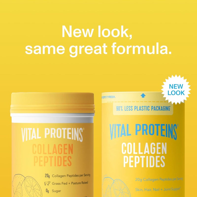 Vital Proteins مسحوق ببتيدات الكولاجين من فيتال بروتينز، يعزز صحة الشعر والأظافر والبشرة والعظام والمفاصل، بنكهة الليمون 11 أونصة - Image 3