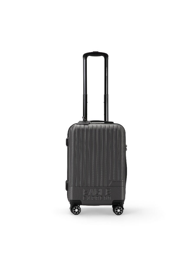 Eagle Express Fusion ABS Hard Trolley Luggage - 20 inch - Dark Grey - Free Protective Cover - 1-Year Warranty - Image 1