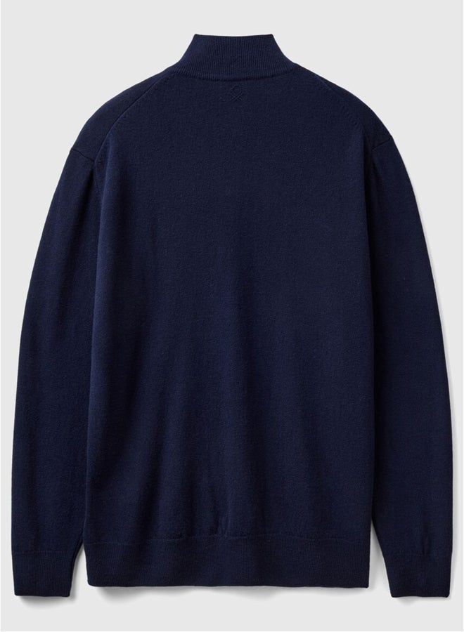 Benetton zip-up sweater  - Image 5