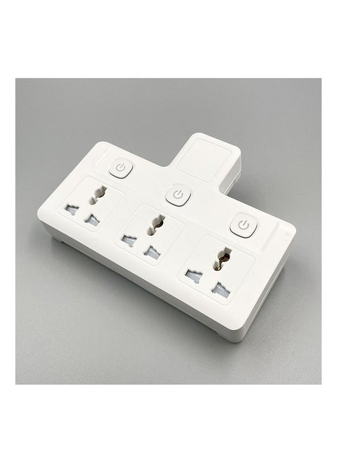Power Adapter Multi Plug Extension, Multi-Plug Extension Sockets , Multi Socket plug, Wall Plug Adapter, UK Plug Switched Socket 2 Way , Turn 1 into 3, Surge Protection Power Extensi