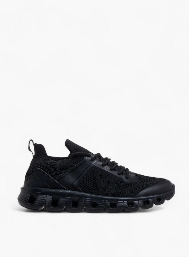 Oaklan by Shoexpress Panelled Lace-Up Sports Shoes
