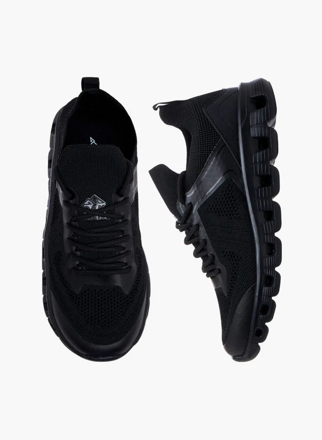 Oaklan by Shoexpress Panelled Lace-Up Sports Shoes