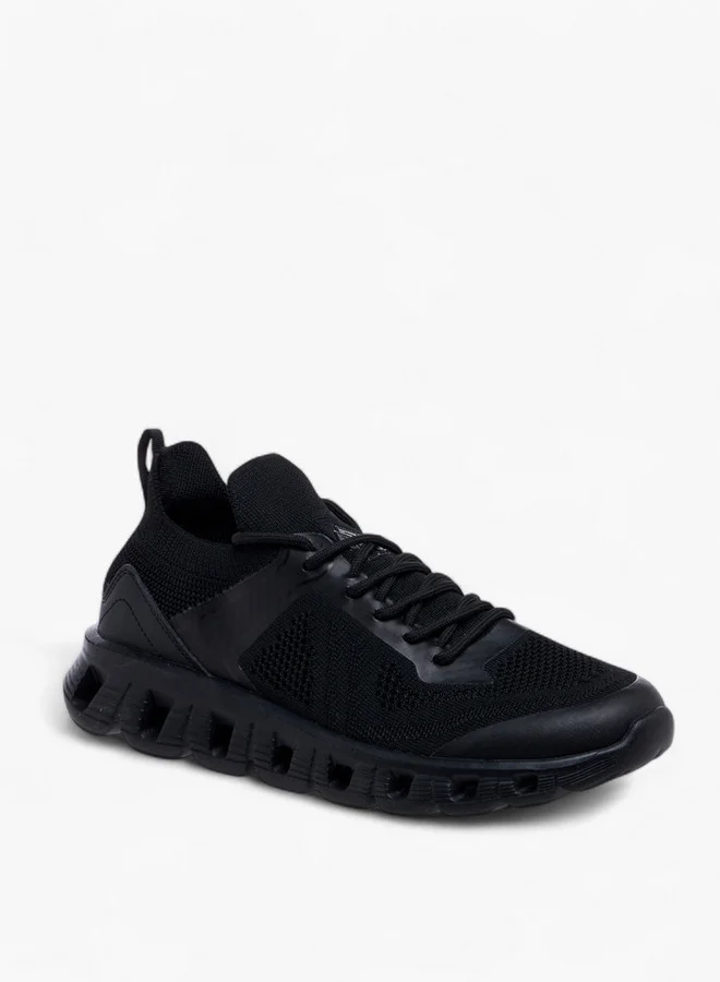 Oaklan by Shoexpress Panelled Lace-Up Sports Shoes