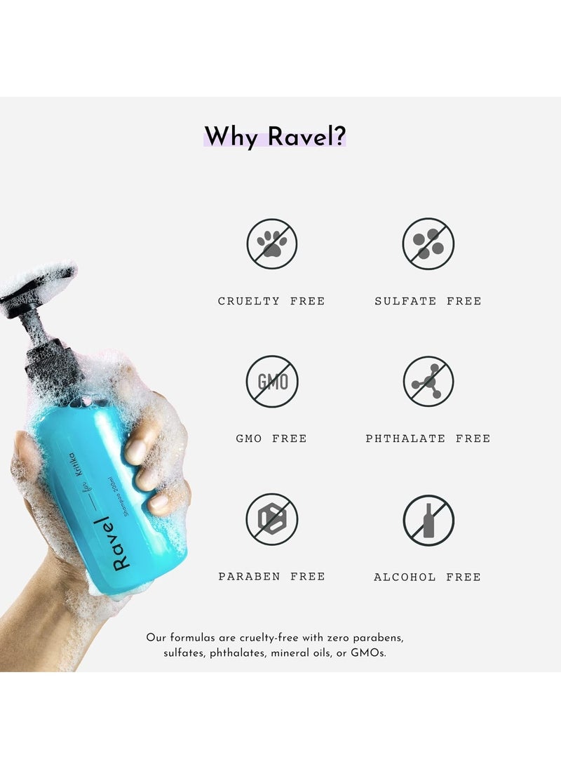 RAVEL - Ravel Customised Hair Care Set For Dry Scalp Wavy , HAIR Shampoo 200ml and Hair mask 100g Pack of 2 - Image 1