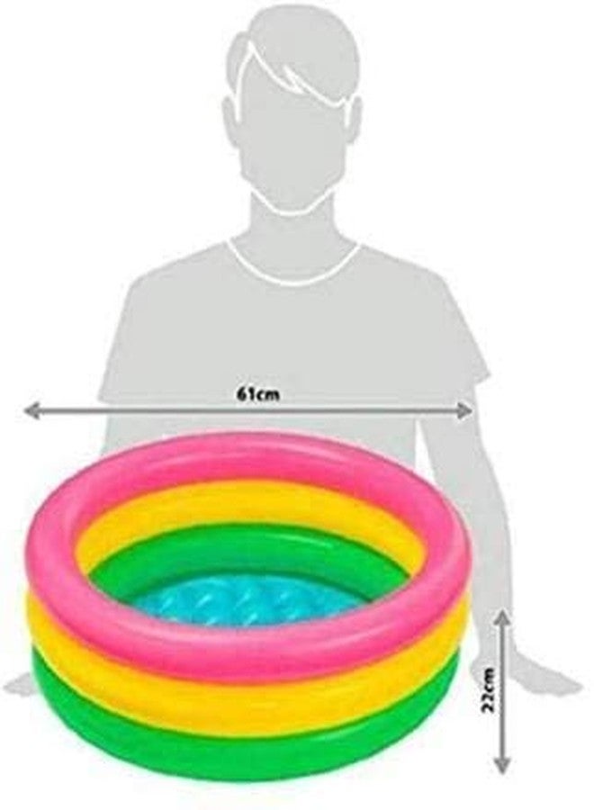 Elexiq Kid Swimming Pool, Bath tub, Water Pool for Kids (Round 2 Feet) - Image 2