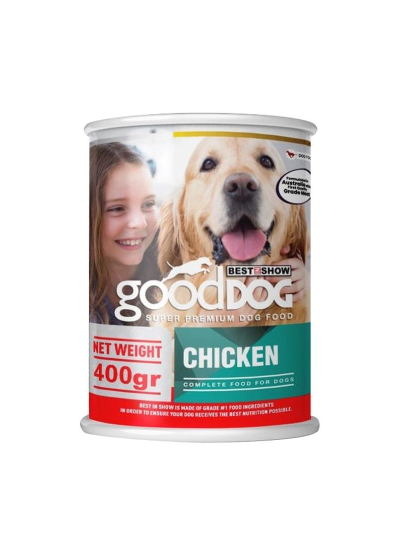 Good Dog Chicken Formula Wet Dog Food Canned Meat for All Life Stages - 400g - Image 1