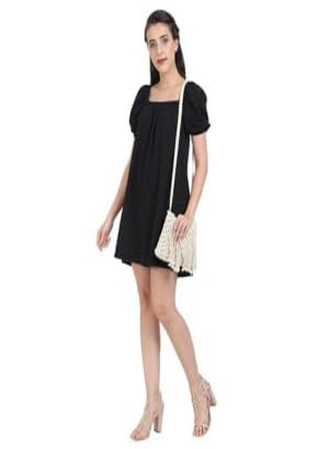 تي إم إس حقيبة كروس أنيقة من تي إم إس بلون أبيض كريمي، مصنوعة من قماش المكرمية - عرض 10 بوصات × ارتفاع 8 بوصات - تصميم بوهيمي فريد، مثالية للاستخدام اليومي - قطعة واحدة - Image 3