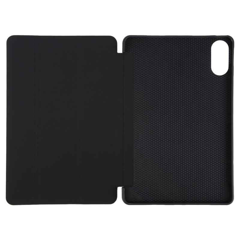 erorex For Huawei Matepad Se 11 2024 Tri-Fold Silicone Leather Tablet Case(Black) - Image 5
