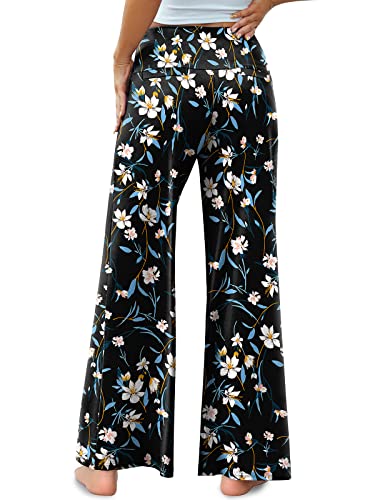 Arolina Women's Stretchy Wide Leg Palazzo Lounge Pants Casual Comfy High Waist Palazzo Pants - Image 5