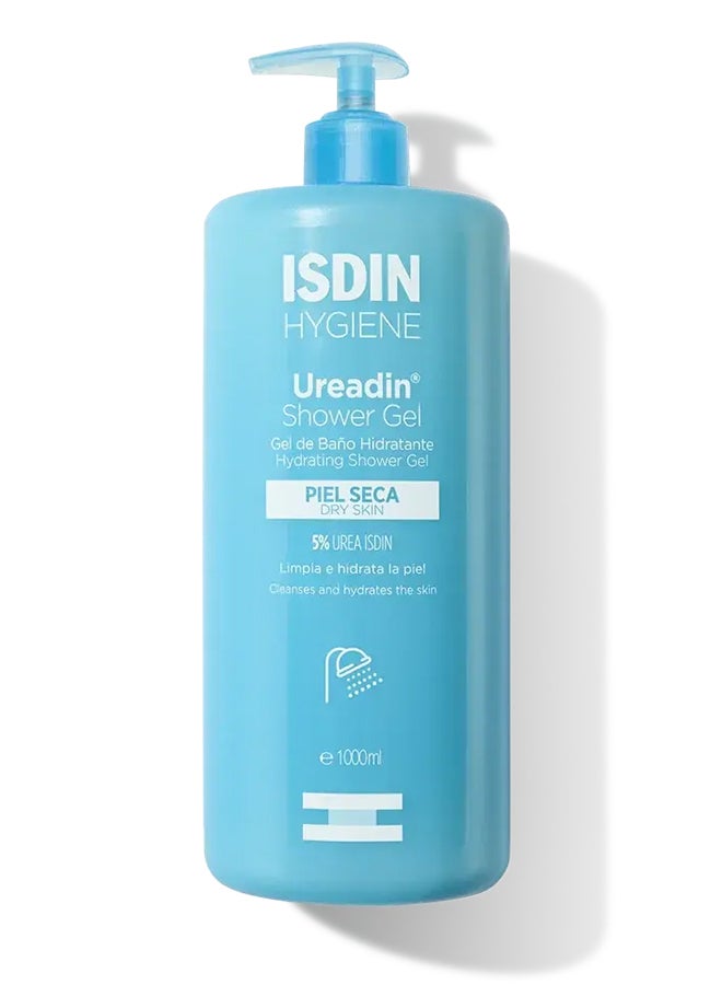 ISDIN جل استحمام يوريدين المرطب [400 مل] - غسول جسم خالي من الصابون للبشرة الجافة مع 5% يوريا لتنظيف بدون تهيج - Image 1