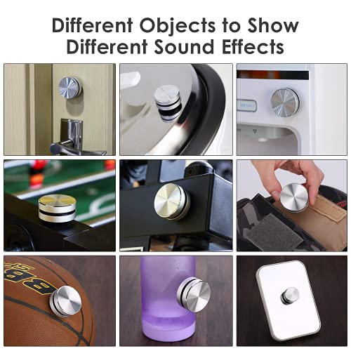 vapeonly Bluetooth Mini Speaker Bone Conduction Portable Wireless Speaker Stereo Bass Sound Creative Portable Speakers Mini Size Music Player for Home,Outdoor,Travel (Silver) - Image 4