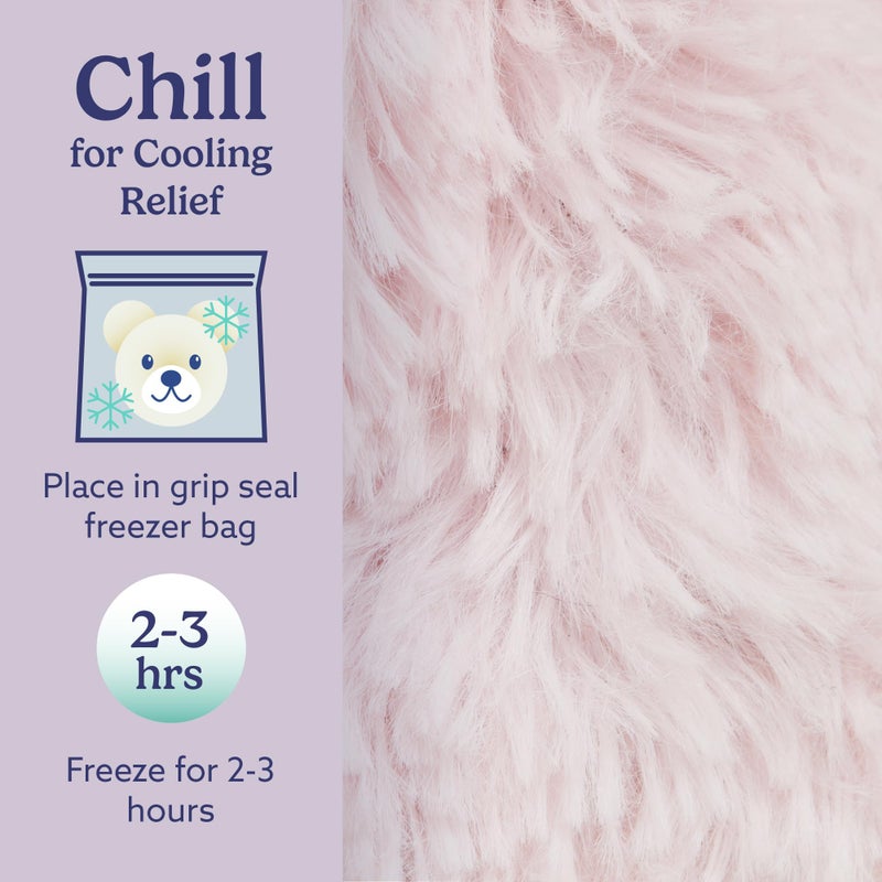 warmies Junior Microwavable & Weighted Stuffed Animals, Pink Elephant - Heated Stuffed Animal Plushie for Warmth & Comfort - Cute Soft Plush Toys for Adults & Children (Boys, Girls, Babies & Toddlers) - Image 5