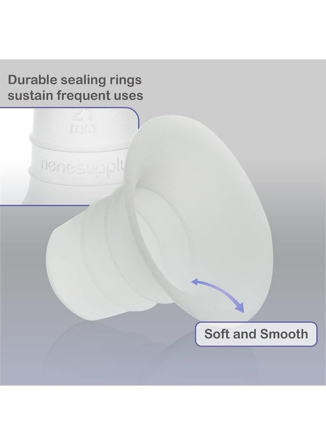 NENESUPPLY إدخالات فلانج 15 مم من نينسوبلاي الجيل الثاني متوافقة مع فلانج 24 مم من إلفي سترايد سبكترا مومكوزي ويلو، تقليل 24 مم إلى 15 مم، ليست قطع غيار مضخة إلفي الأصلية - Image 4