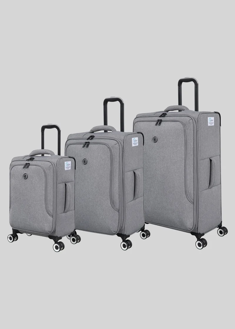 Matalan IT Luggage Grey Eco Soft Suitcase