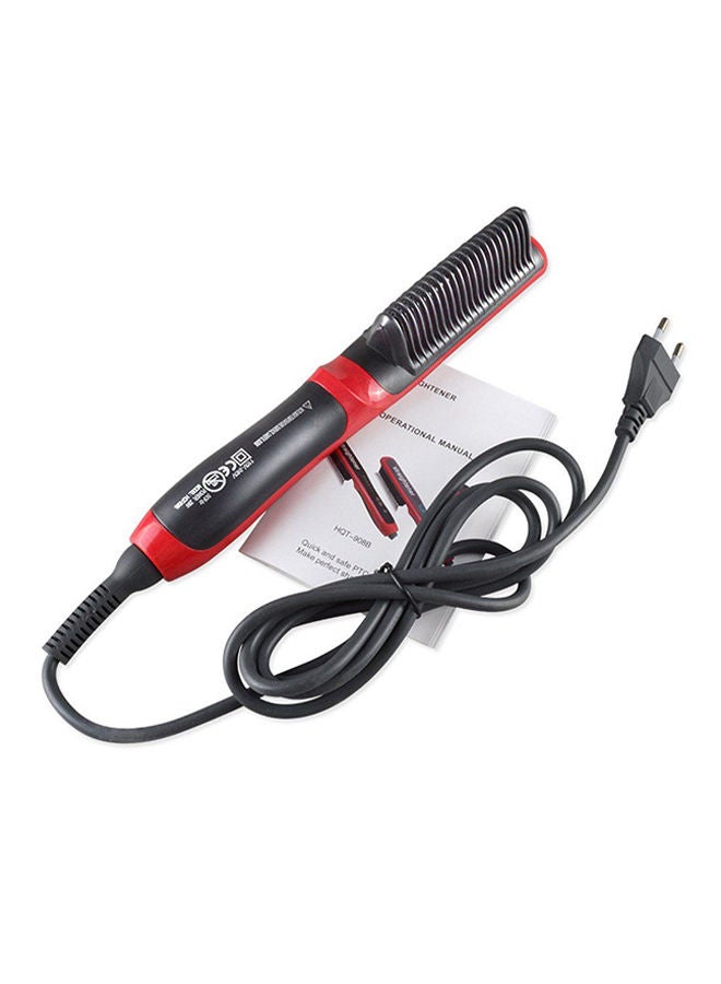 NIBEMINENT LCD Heated Hair Straightener Brush - Image 1