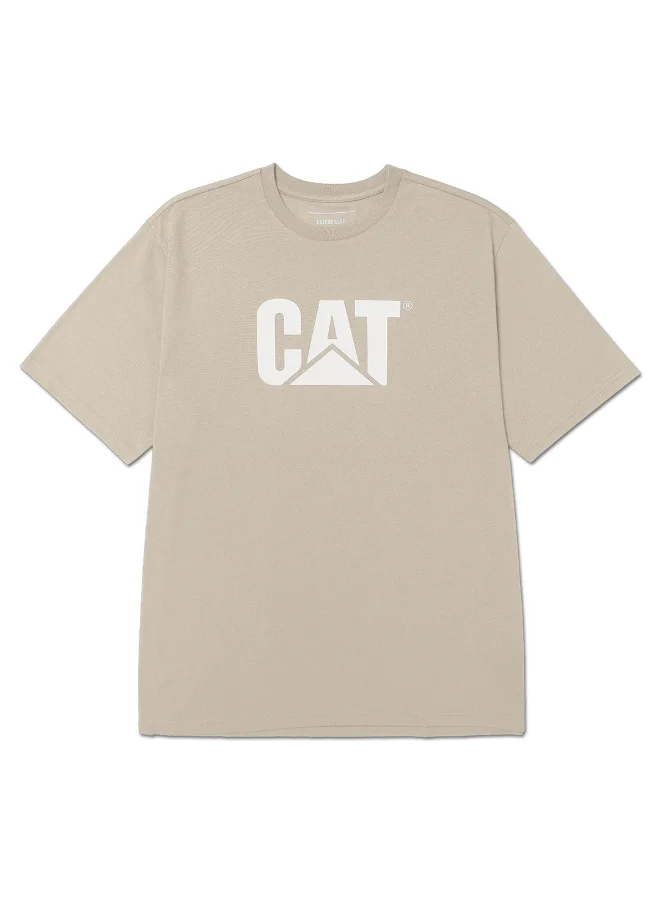 Caterpillar CAT Men’s Logo Tee – 60% Cotton 40% Recycled Polyester – Soft Jersey – Everyday Casual T‑Shirt
