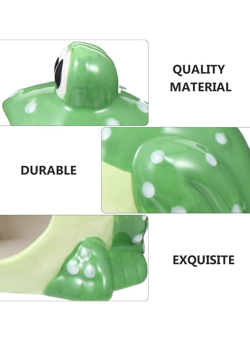 GGOOT Cartoon Pet Hideout Cave, Hamsters Ceramic Hideout Hut Cave House Adornment Mini Hut Cage for Chinchilla Hamster Small Animals, - Image 4