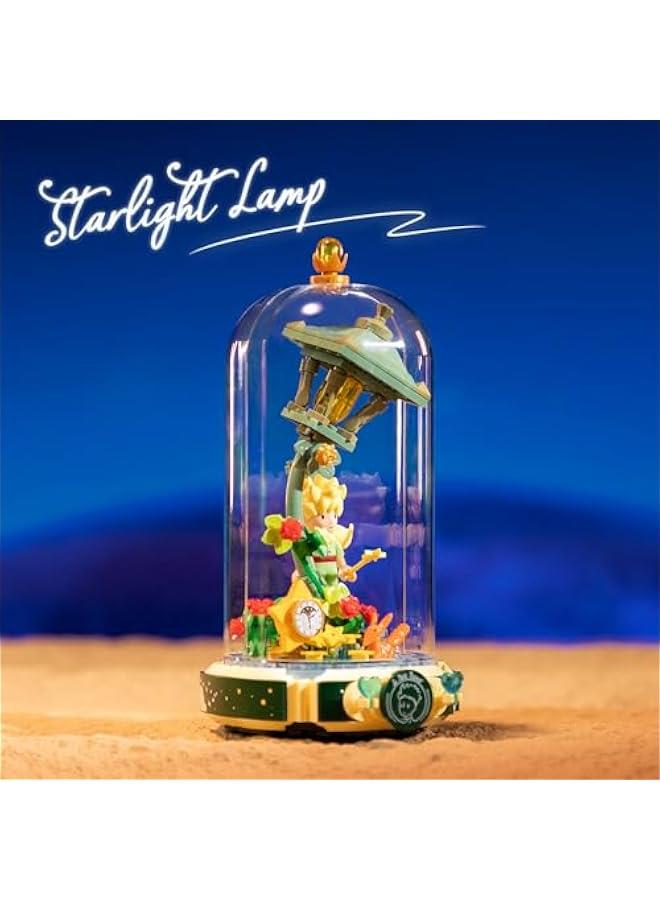 Le Petit Prince Starlight Lamp Building Block Set-Creative DIY Model with Minifigure & Dust Cover Adults and Kids Premium Building Blocks for Home Decor  - Image 2