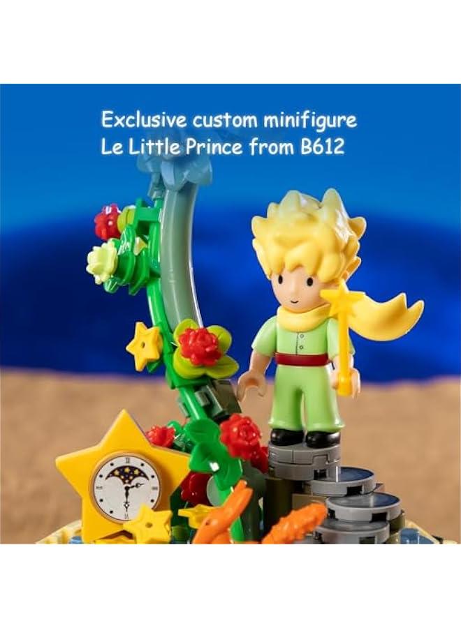 Le Petit Prince Starlight Lamp Building Block Set-Creative DIY Model with Minifigure & Dust Cover Adults and Kids Premium Building Blocks for Home Decor  - Image 3