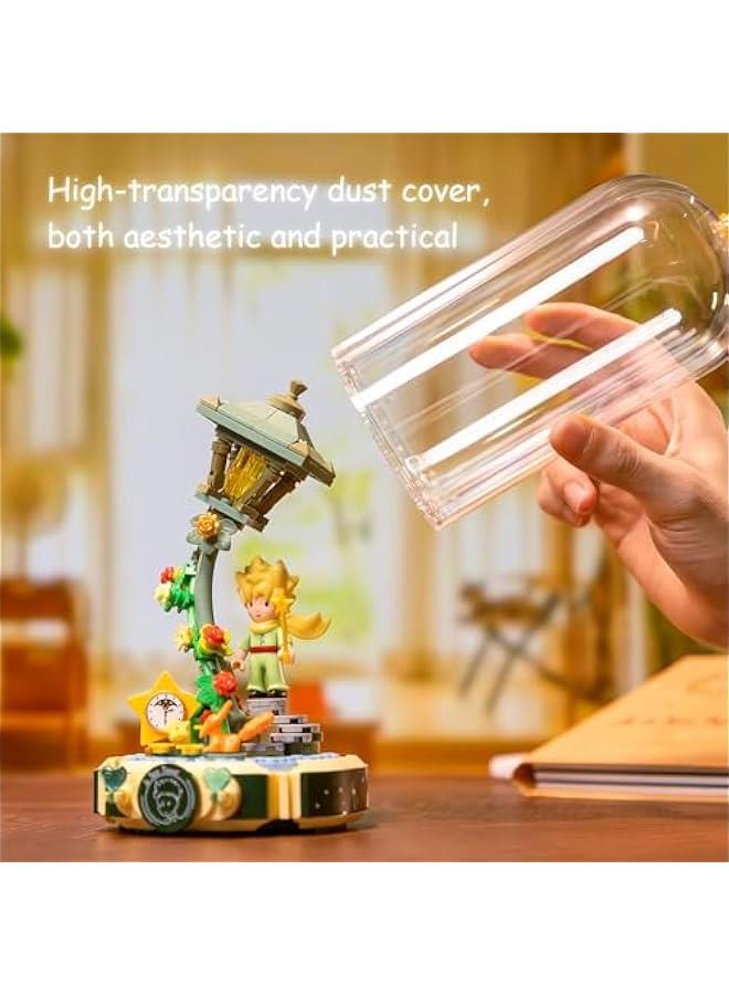 Le Petit Prince Starlight Lamp Building Block Set-Creative DIY Model with Minifigure & Dust Cover Adults and Kids Premium Building Blocks for Home Decor  - Image 4